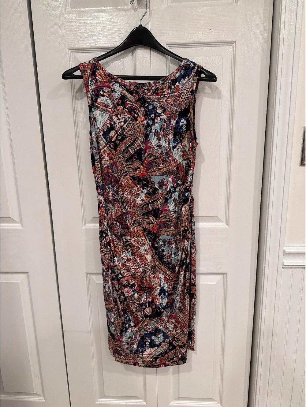 Peruvian Connection Printed Sleeveless Midi Dress Size M